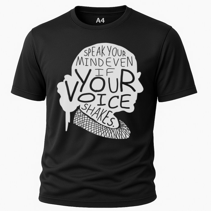 Speak Your Mind Even If Your Voice Shakes Performance Shirt