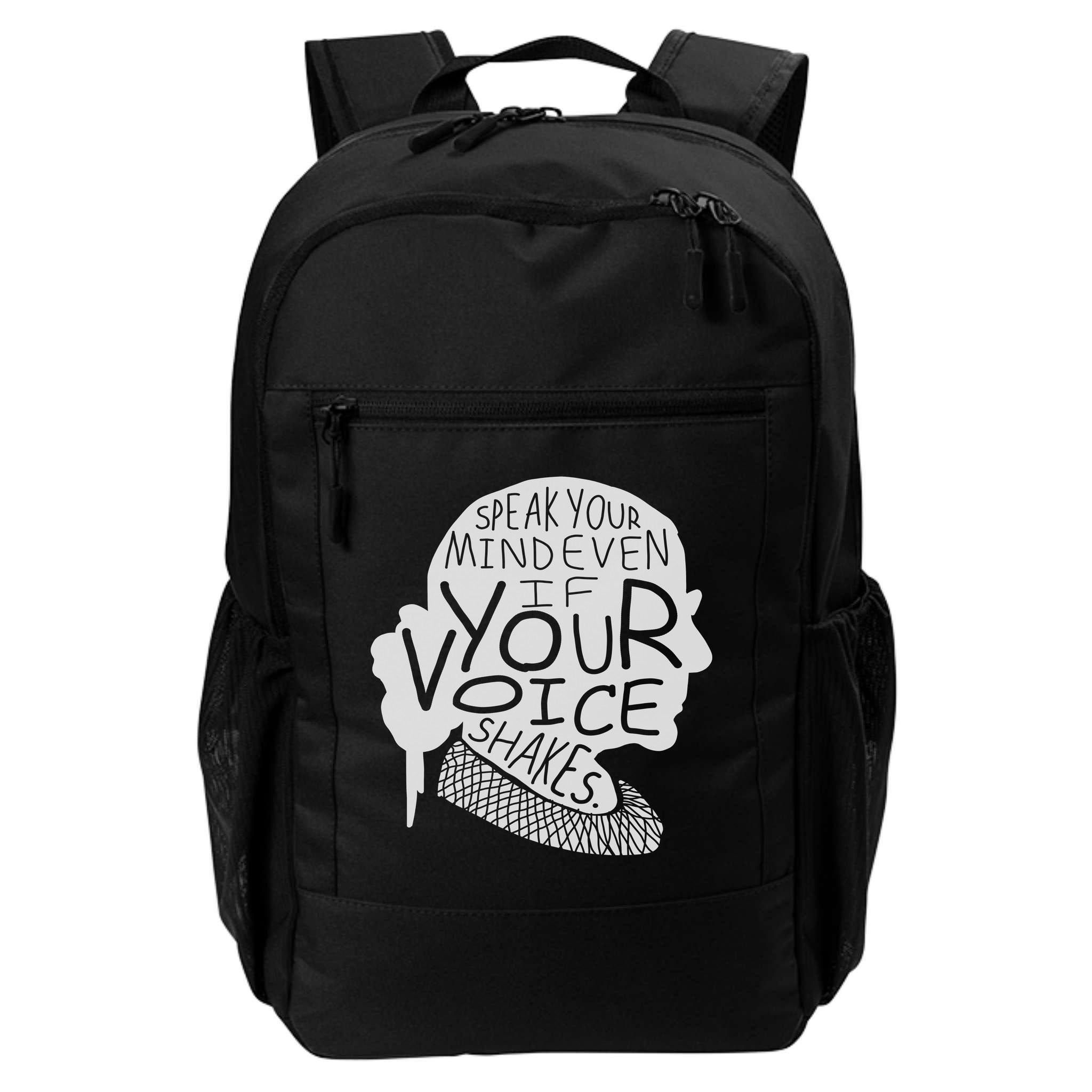 Speak Your Mind Even If Your Voice Shakes Backpack