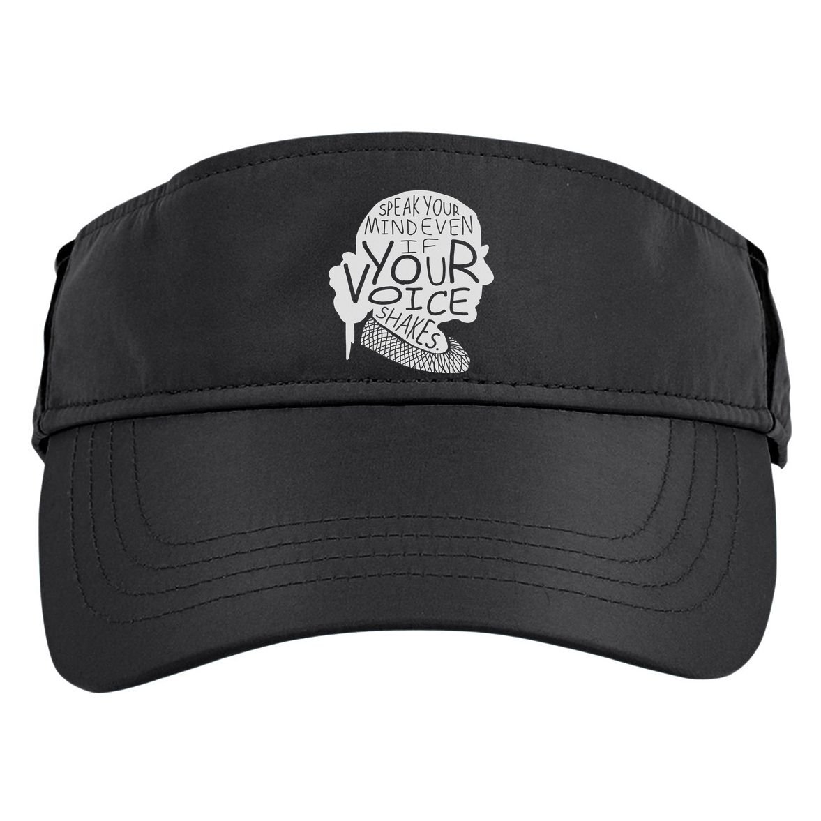 Speak Your Mind Even If Your Voice Shakes Adult Drive Performance Visor