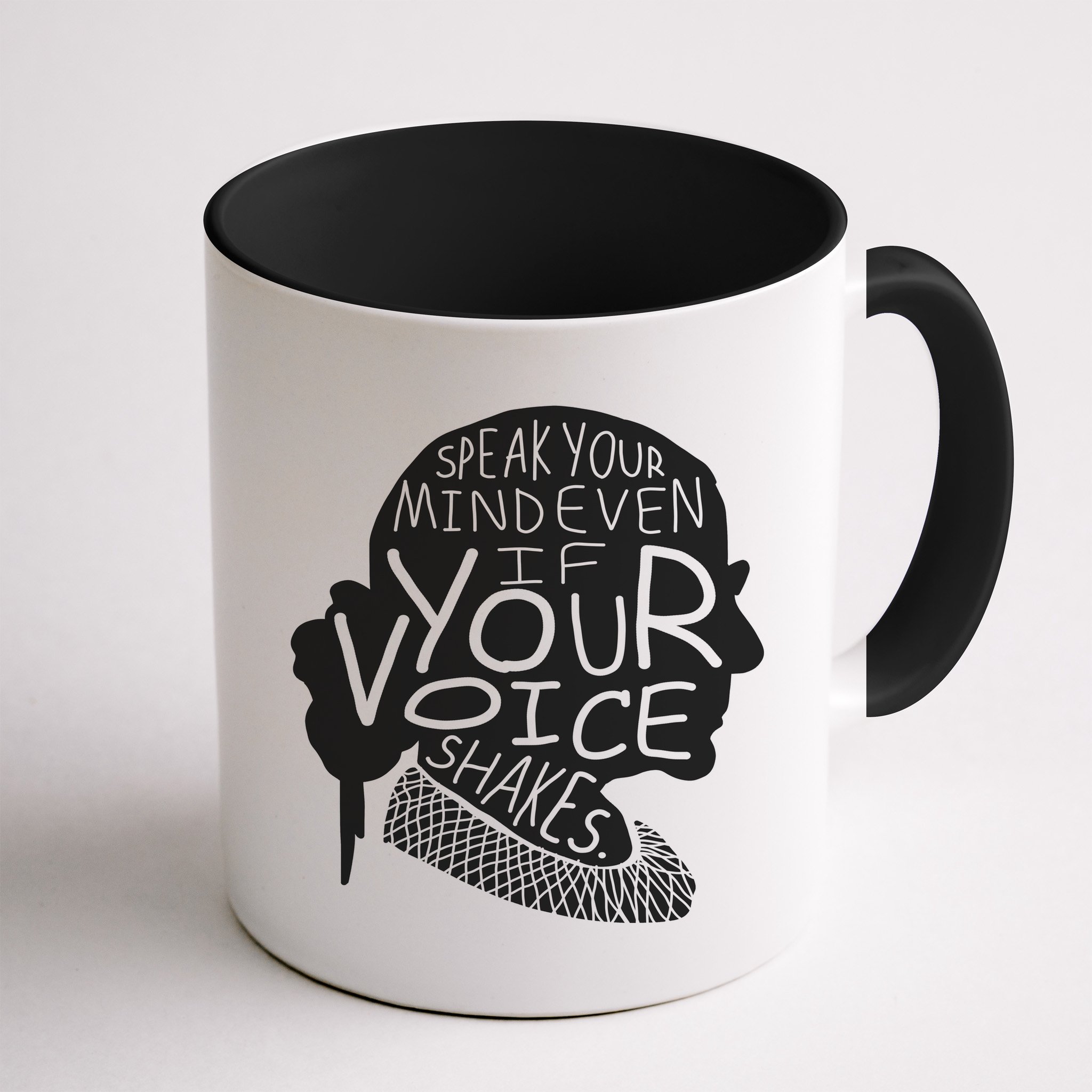 Speak Your Mind Even If Your Voice Shakes Mug