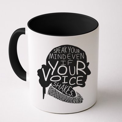 Speak Your Mind Even If Your Voice Shakes Mug