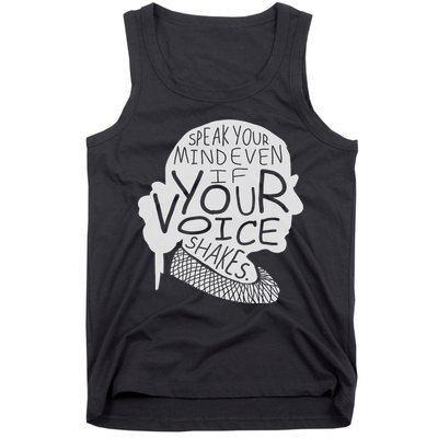 Speak Your Mind Even If Your Voice Shakes Tank Top