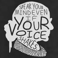Speak Your Mind Even If Your Voice Shakes Golf Towel