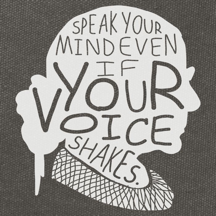 Speak Your Mind Even If Your Voice Shakes Cotton Canvas Backpack