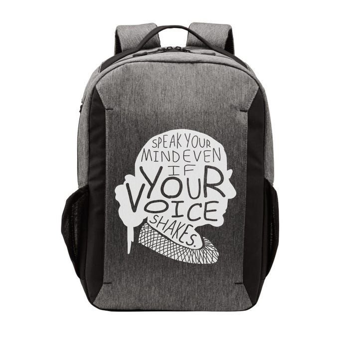 Speak Your Mind Even If Your Voice Shakes Vector Backpack