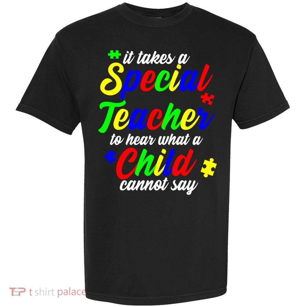 Special Autism Teacher  Garment-Dyed Heavyweight T-Shirt