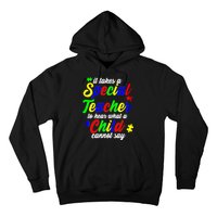 Special Autism Teacher  Hoodie