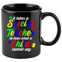 Special Autism Teacher  11oz C Handle Ceramic Mug