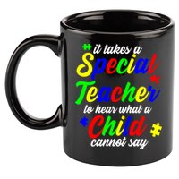 Special Autism Teacher  11oz C Handle Ceramic Mug