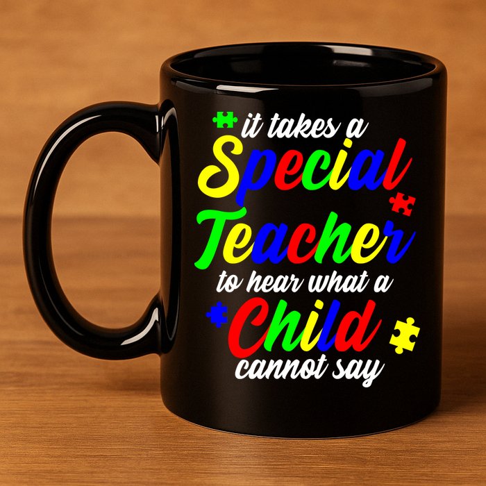 Special Autism Teacher  11oz C Handle Ceramic Mug
