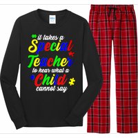 Special Autism Teacher  Long Sleeve Pajama Set