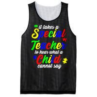 Special Autism Teacher  Mesh Reversible Basketball Jersey Tank