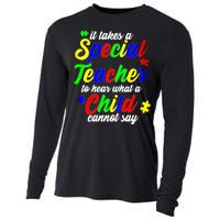 Special Autism Teacher  Cooling Performance Long Sleeve Crew