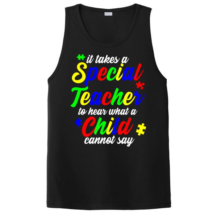 Special Autism Teacher  PosiCharge Competitor Tank