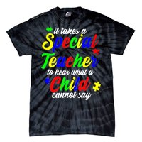 Special Autism Teacher  Tie-Dye T-Shirt