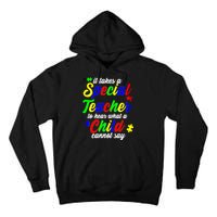 Special Autism Teacher  Tall Hoodie