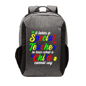 Special Autism Teacher  Vector Backpack