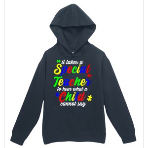 Special Autism Teacher  Urban Pullover Hoodie