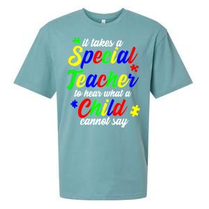 Special Autism Teacher  Sueded Cloud Jersey T-Shirt