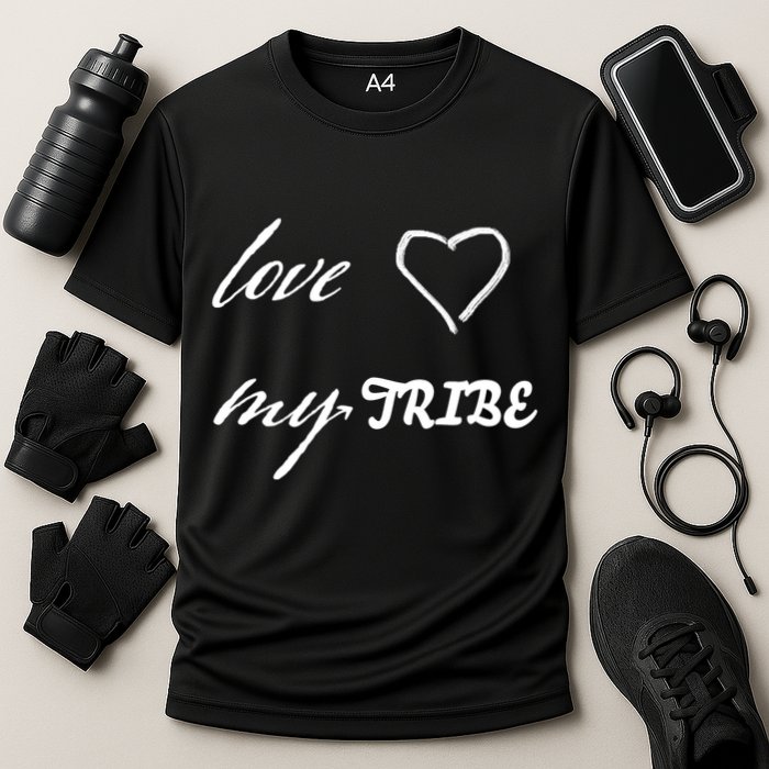 Special Needs Awareness Support Love My Tribe Performance Shirt