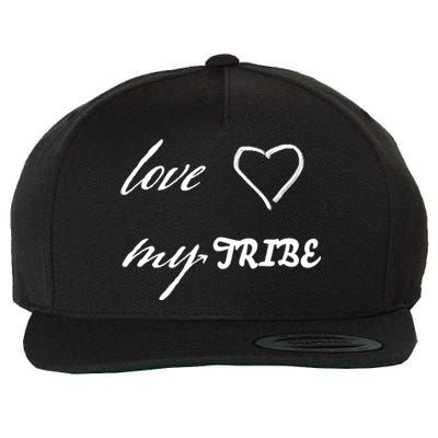 Special Needs Awareness Support Love My Tribe Wool Snapback Cap