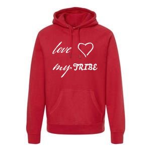 Special Needs Awareness Support Love My Tribe Premium Hoodie