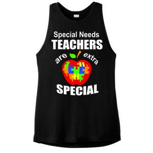 Special Needs Teachers Are Extra Special Ladies PosiCharge Tri-Blend Wicking Tank