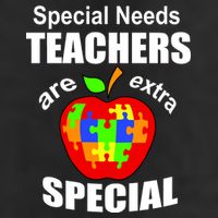 Special Needs Teachers Are Extra Special 7 Panel Mesh Trucker Snapback Hat