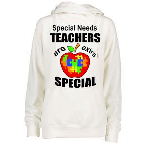 Special Needs Teachers Are Extra Special Womens Funnel Neck Pullover Hood