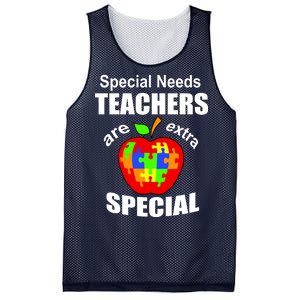 Special Needs Teachers Are Extra Special Mesh Reversible Basketball Jersey Tank