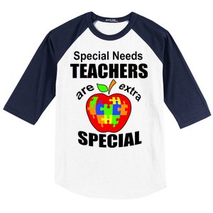 Special Needs Teachers Are Extra Special Baseball Sleeve Shirt