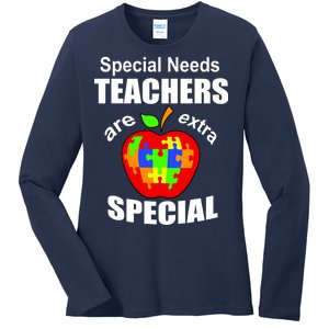 Special Needs Teachers Are Extra Special Ladies Long Sleeve Shirt