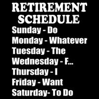 Special Retiree Gift - Funny Retirement Schedule  Backpack