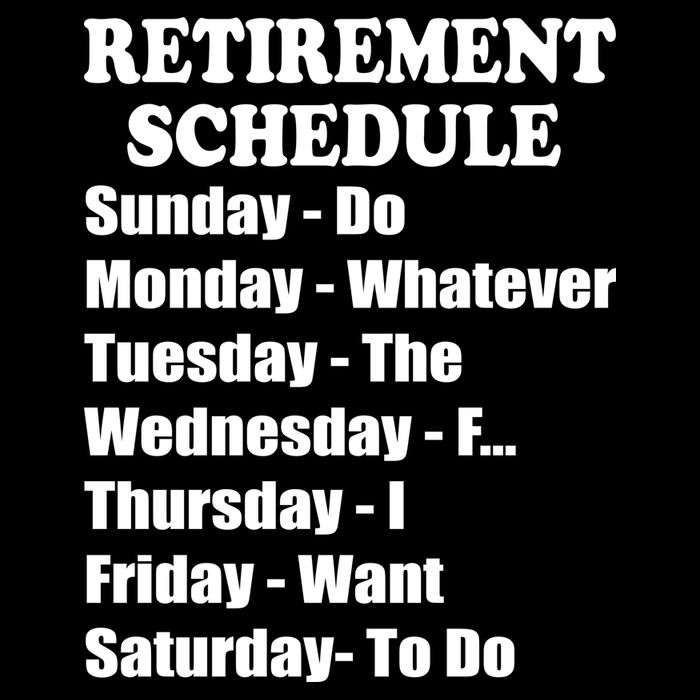 Special Retiree Gift - Funny Retirement Schedule  Backpack