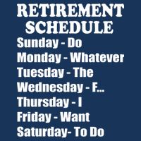 Special Retiree Gift - Funny Retirement Schedule  7 Panel Mesh Trucker Snapback Hat