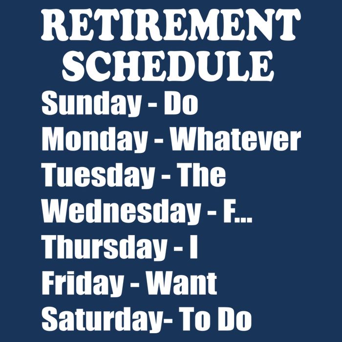 Special Retiree Gift - Funny Retirement Schedule  7 Panel Mesh Trucker Snapback Hat