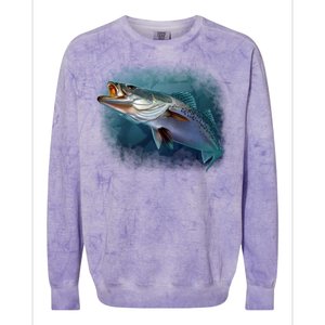 Speck Trout Fish Colorblast Crewneck Sweatshirt