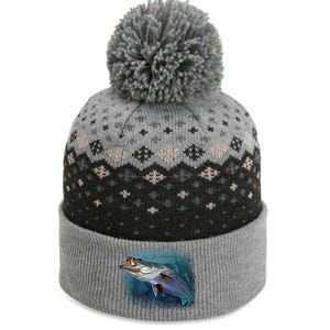 Speck Trout Fish The Baniff Cuffed Pom Beanie