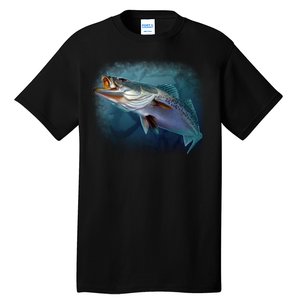 Speck Trout Fish Tall T-Shirt