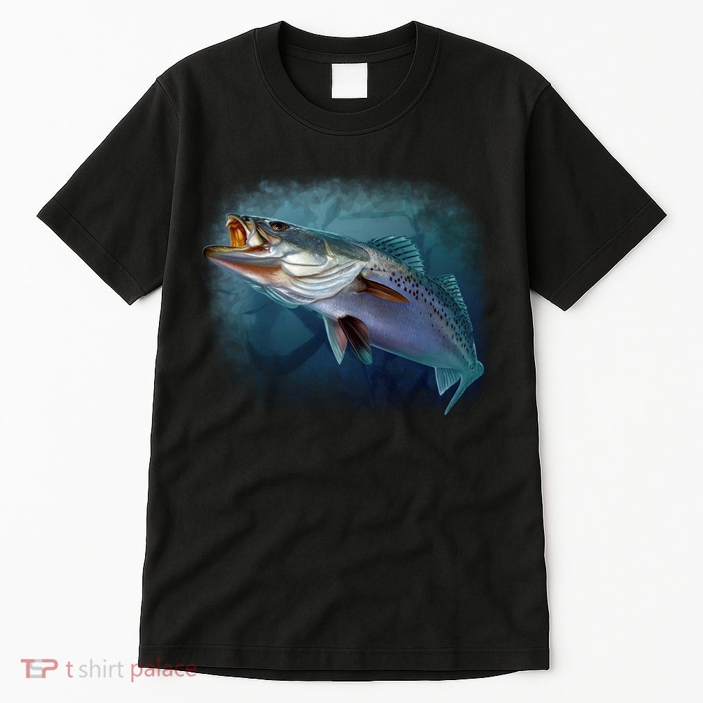 Speck Trout Fish Tall T-Shirt