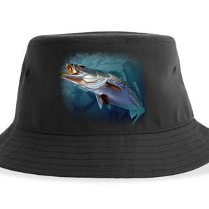 Speck Trout Fish Sustainable Bucket Hat