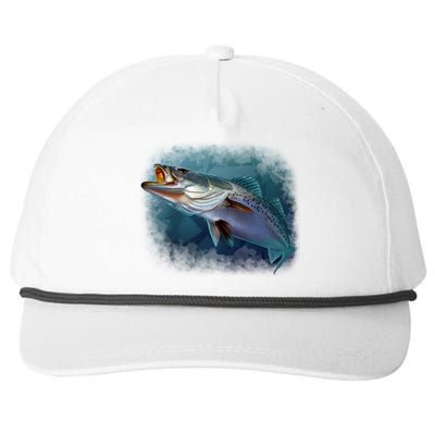 Speck Trout Fish Snapback Five-Panel Rope Hat