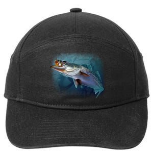 Speck Trout Fish 7-Panel Snapback Hat