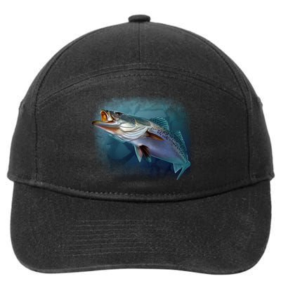 Speck Trout Fish 7-Panel Snapback Hat