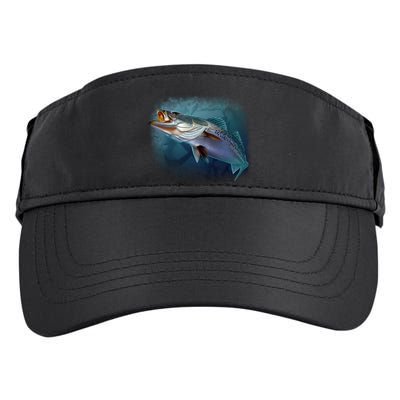 Speck Trout Fish Adult Drive Performance Visor