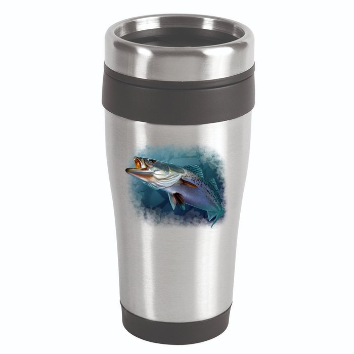Speck Trout Fish 16oz Travel Tumbler