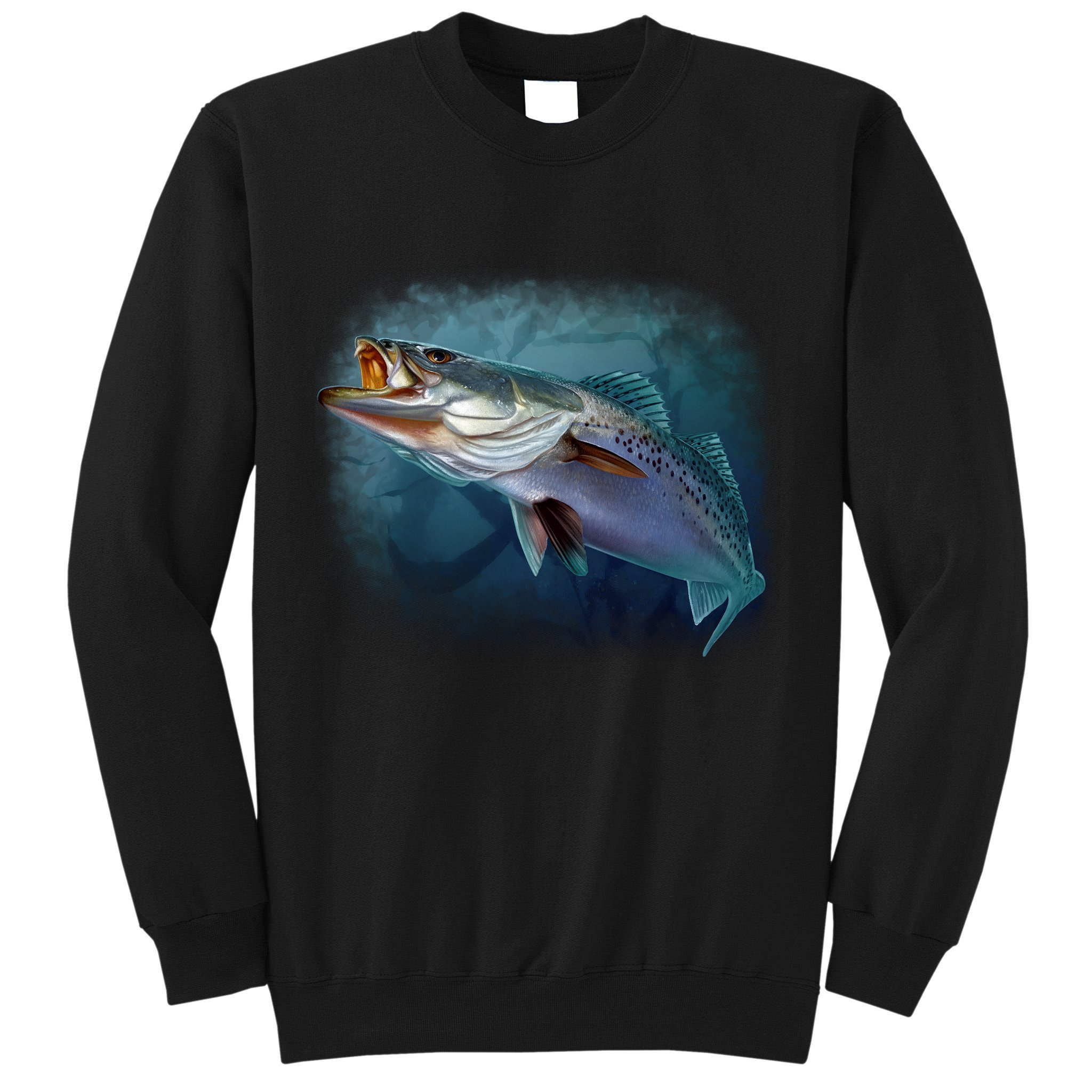 Speck Trout Fish Tall Sweatshirt