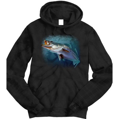 Speck Trout Fish Tie Dye Hoodie