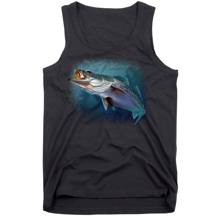 Speck Trout Fish Tank Top