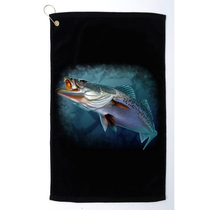 Speck Trout Fish Golf Towel